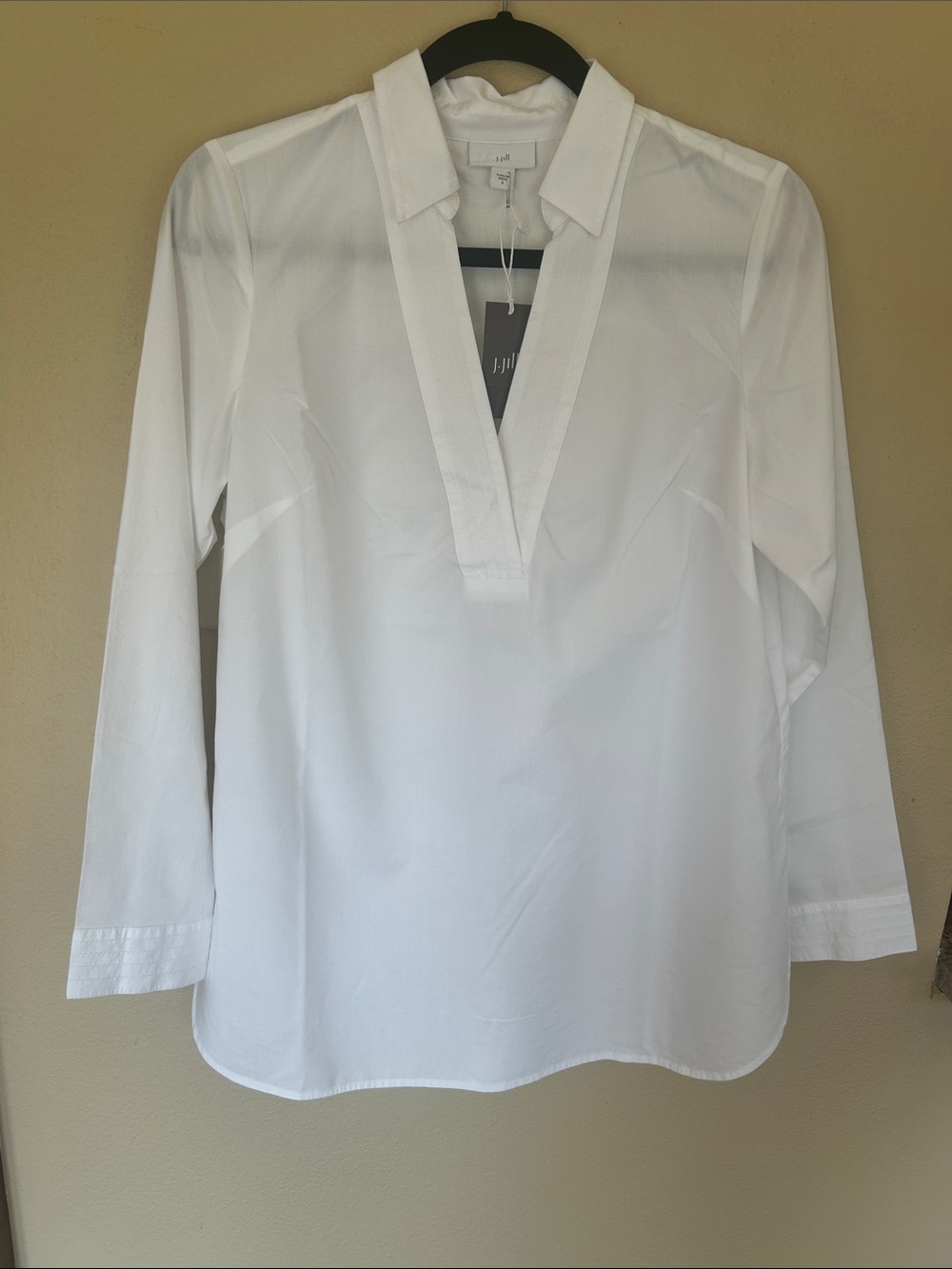 J.Jill white blouse, size small, NWT